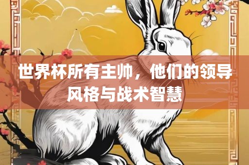 世界杯所有主帅，他们的领导风格与战术智慧