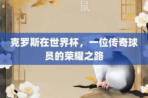 克罗斯在世界杯，一位传奇球员的荣耀之路