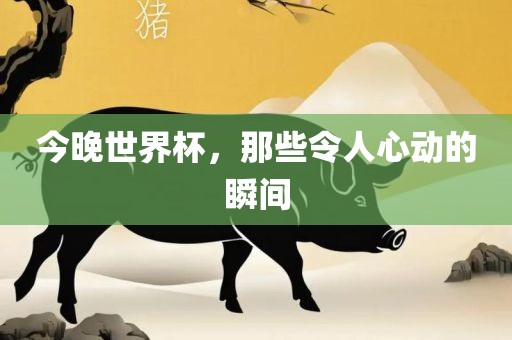 今晚世界杯，那些令人心动的瞬间