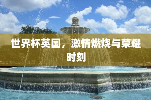 世界杯英国，激情燃烧与荣耀时刻江门市永晋源无纺布有限公司