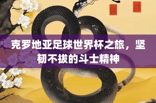 克罗地亚足球世界杯之旅，坚韧不拔的斗士精神