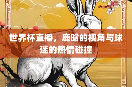 世界杯直播，鹿晗的视角与球迷的热情碰撞