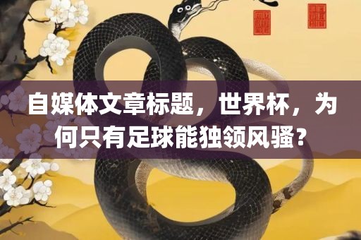自媒体文章标题，世界杯，为何只有足球能独领风骚？