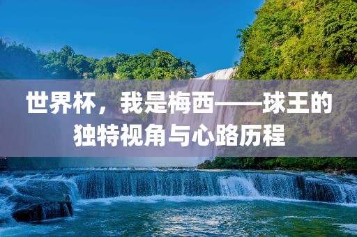 世界杯，我是梅西——球王的独特视角与心路历程