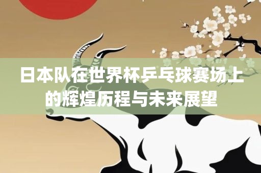 日本队在世界杯乒乓球赛场上的辉煌历程与未来展望