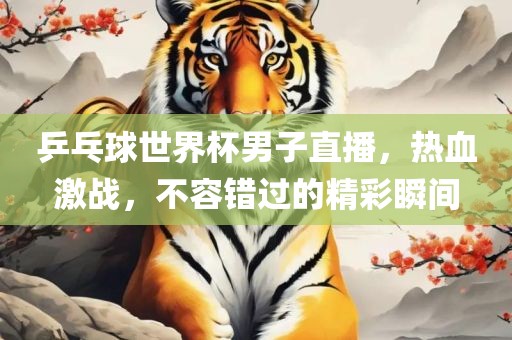 乒乓球世界杯男子直播，热血激战，不容错过的精彩瞬间