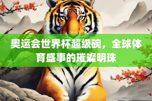 奥运会世界杯超级碗，全球体育盛事的璀璨明珠