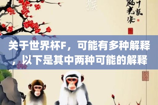 关于世界杯F，可能有多种解释，以下是其中两种可能的解释