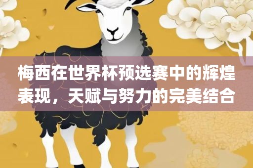 梅西在世界杯预选赛中的辉煌表现，天赋与努力的完美结合