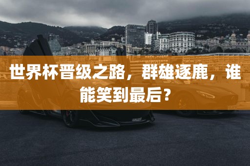 世界杯晋级之路，群雄逐鹿，谁能笑到最后？