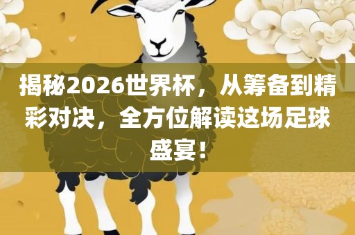 揭秘2026世界杯，从筹备到精彩对决，全方位解读这场足球盛宴！