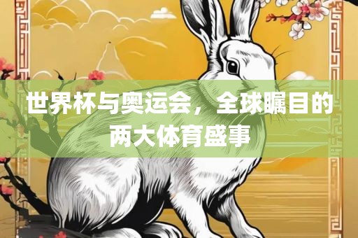 世界杯与奥运会，全球瞩目的两大体育盛事