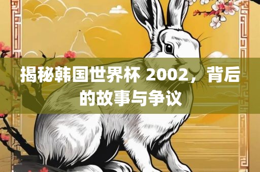 揭秘韩国世界杯 2002，背后的故事与争议