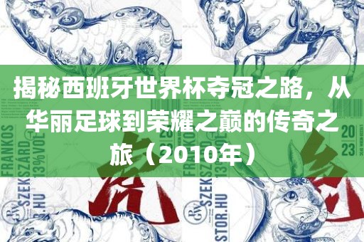 揭秘西班牙世界杯夺冠之路，从华丽足球到荣耀之巅的传奇之旅（2010年）