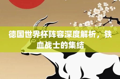 德国世界杯阵容深度解析，铁血战士的集结