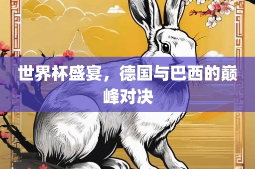 世界杯盛宴，德国与巴西的巅峰对决