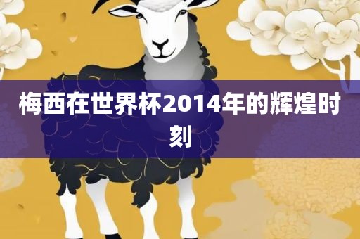 梅西在世界杯2014年的辉煌时刻