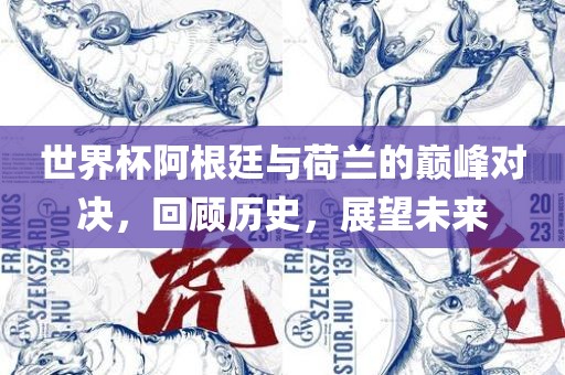 世界杯阿根廷与荷兰的巅峰对决，回顾历史，展望未来