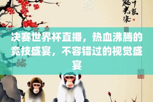 决赛世界杯直播，热血沸腾的竞技盛宴，不容错过的视觉盛宴