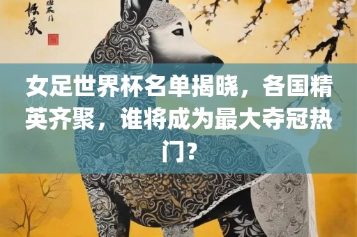 女足世界杯名单揭晓，各国精英齐聚，谁将成为最大夺冠热门？江门市永晋源无纺布有限公司