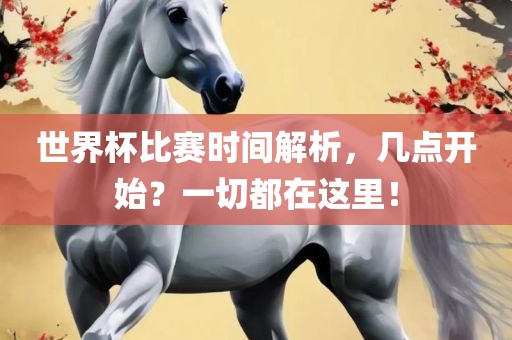 世界杯比赛时间解析，几点开始？一切都在这里！