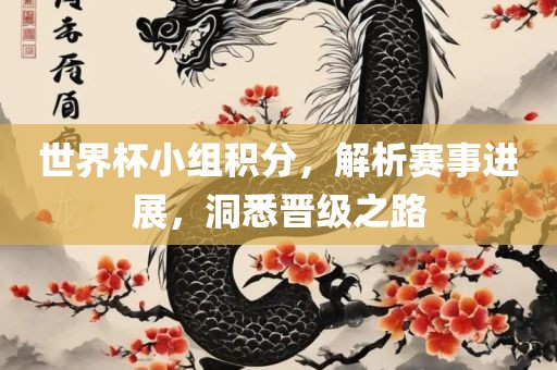世界杯小组积分，解析赛事进展，洞悉晋级之路