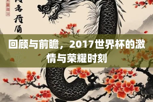 回顾与前瞻，2017世界杯的激情与荣耀时刻