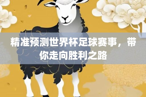 精准预测世界杯足球赛事，带你走向胜利之路