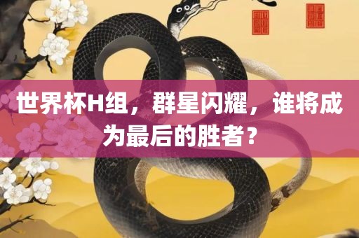 世界杯H组，群星闪耀，谁将成为最后的胜者？