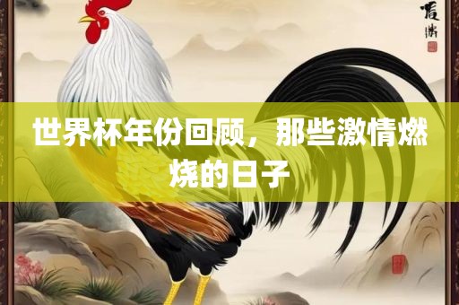 世界杯年份回顾，那些激情燃烧的日子