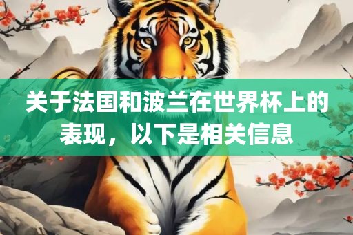 关于法国和波兰在世界杯上的表现，以下是相关信息江门市永晋源无纺布有限公司