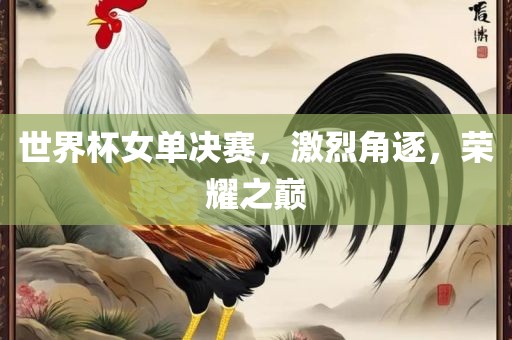 世界杯女单决赛，激烈角逐，荣耀之巅