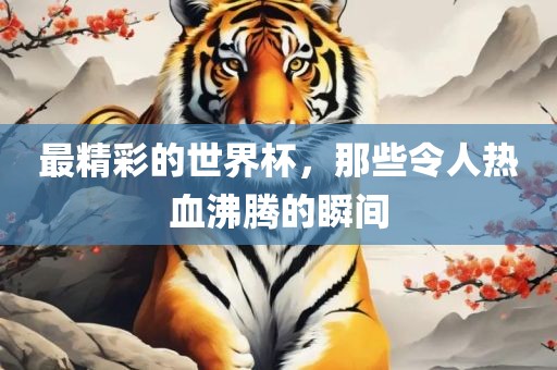 最精彩的世界杯，那些令人热血沸腾的瞬间