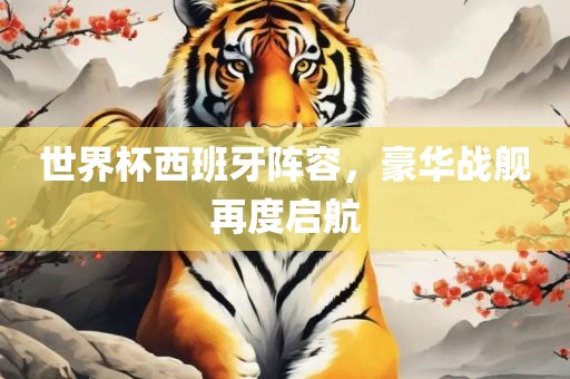 世界杯西班牙阵容，豪华战舰再度启航