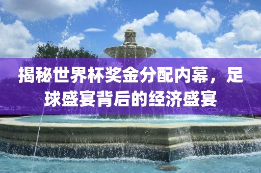 揭秘世界杯奖金分配内幕，足球盛宴背后的经济盛宴