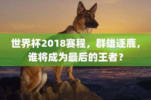 世界杯2018赛程，群雄逐鹿，谁将成为最后的王者？江门市永晋源无纺布有限公司