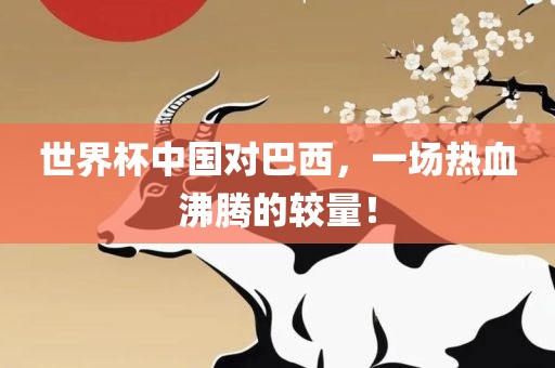 中国对巴西对决