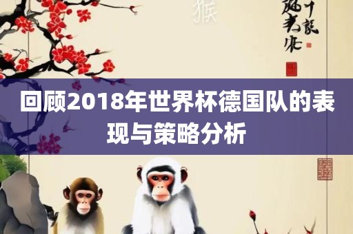 回顾2018年世界杯德国队的表现与策略分析