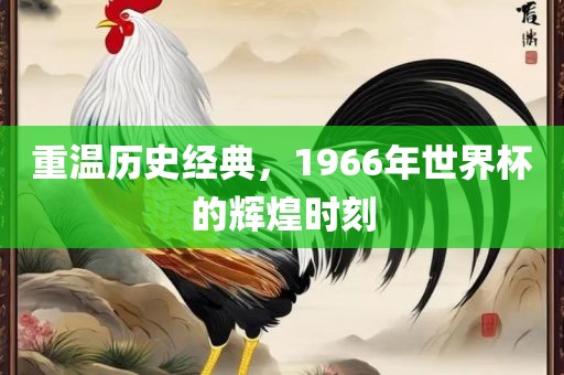 重温历史经典，1966年世界杯的辉煌时刻