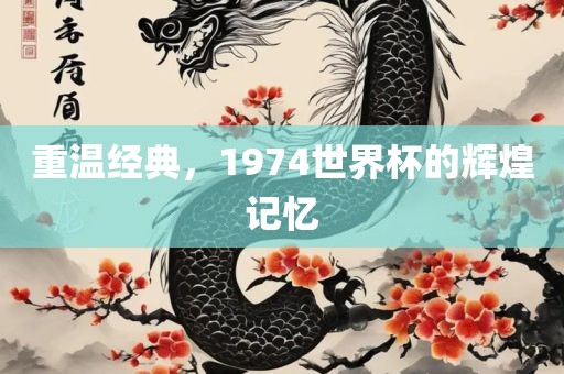 重温经典，1974世界杯的辉煌记忆江门市永晋源无纺布有限公司