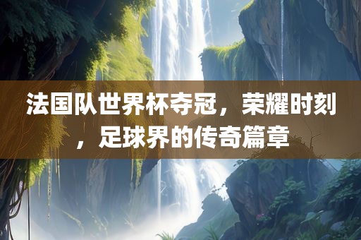 法国队世界杯夺冠，荣耀时刻，足球界的传奇篇章