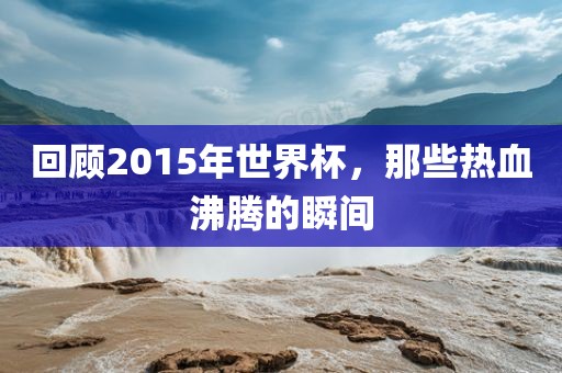 回顾2015年世界杯，那些热血沸腾的瞬间江门市永晋源无纺布有限公司