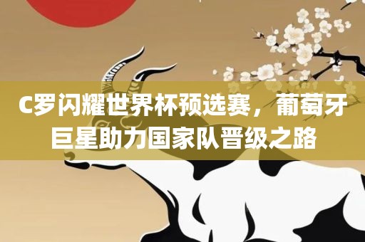 C罗闪耀世界杯预选赛，葡萄牙巨星助力国家队晋级之路