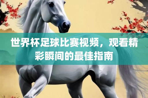 世界杯足球比赛视频，观看精彩瞬间的最佳指南