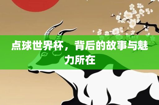点球世界杯，背后的故事与魅力所在