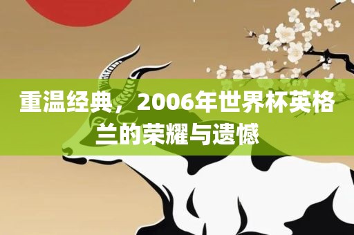 重温经典，2006年世界杯英格兰的荣耀与遗憾