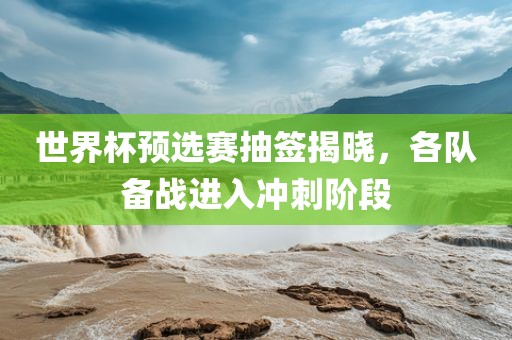 世界杯预选赛抽签揭晓，各队备战进入冲刺阶段江门市永晋源无纺布有限公司
