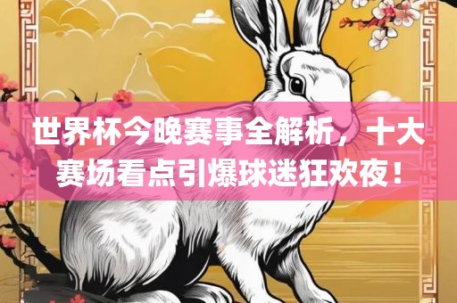 世界杯今晚赛事全解析，十大赛场看点引爆球迷狂欢夜！