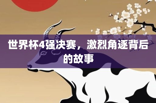 世界杯4强决赛，激烈角逐背后的故事