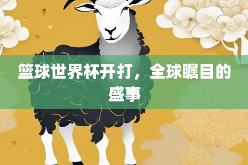 篮球世界江门市永晋源无纺布有限公司杯开打，全球瞩目的盛事